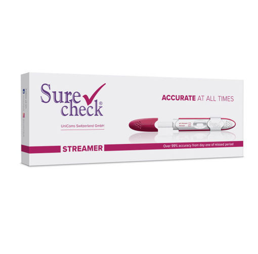 Снимка на SureCheck Streamer тест за бременност писалка