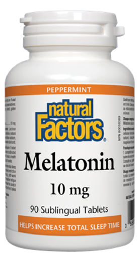 Снимка на МЕЛАТОНИН таблетки 10 мг * 90 НАТУРАЛ ФАКТОРС