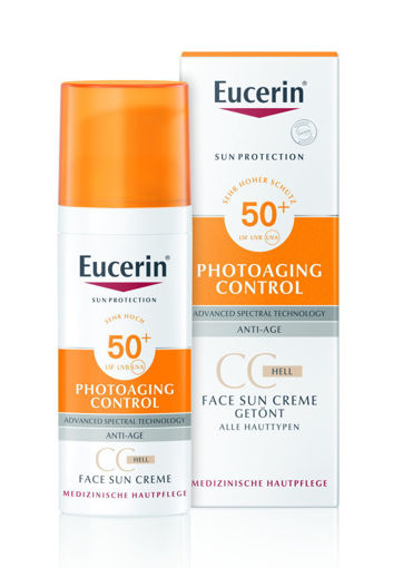 Снимка на Еусерин Оцветен Слънцезащитен крем за лице 50 мл