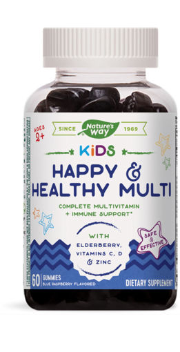 Снимка на Kids Happy & Healthy Multi / Мултивитамини за деца/, 60 желирани таблетки За Щастливи и здрави деца