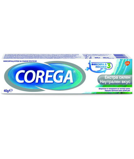 Снимка на Corega Неутрален вкус Фиксиращ крем за протези х40 г