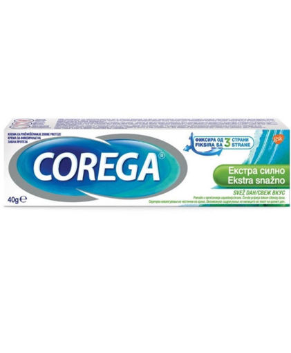 Снимка на Corega Свеж дъх Фиксиращ крем за зъбни протези х40 г