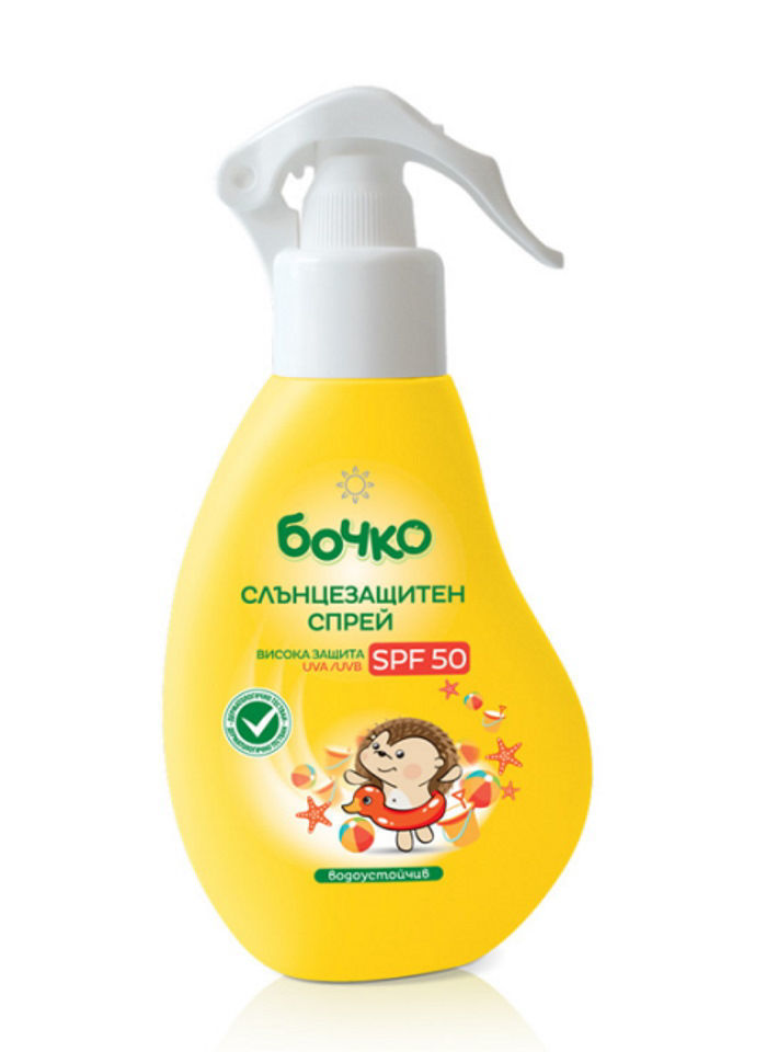 БОЧКО Слънцезащитен спрей SPF50*150 мл