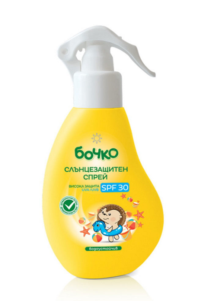 БОЧКО Слънцезащитен спрей SPF30*150 мл