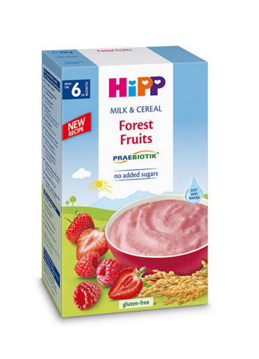 Снимка на HIPP Млечна каша горски плодове 250 гр