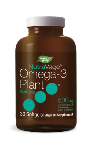 Снимка на NutraVege™ ОМЕГА-3 500 mg от водорасли капсули*30