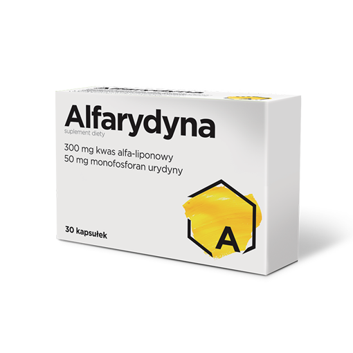 Alfarydyna спомага за правилното функциониране на нервната система. Помага за поддържане на нормални психологически функции, допринася за намалено чувство на умора и изтощение, спомага за защита на клетките от оксидативен стрес.