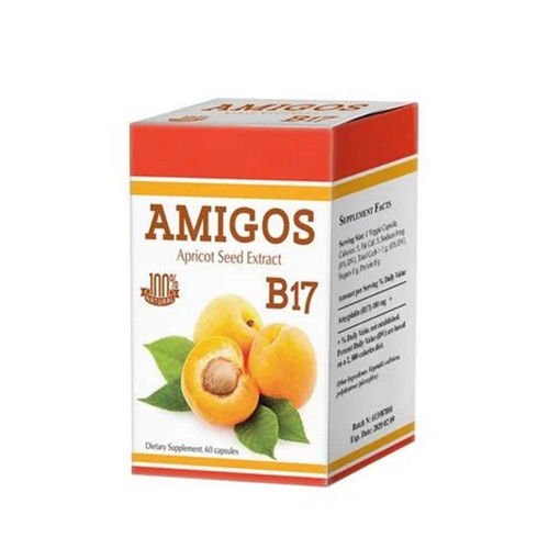 В комплекс с имуномодулатори, витамини и минерали, АМИГОС се прилага като част от допълваща грижа за пациенти със заболявания на имунитета. Амидалгин се съдържа в костилките на много плодове, най-вече кайсии, праскови, сливи, горчиви бадеми и др.