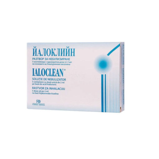 Ialoclean е стерилен разтвор за инхалации с хиалуронова киселина с високо молекулно тегло
