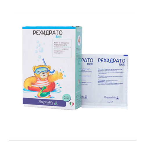 Rehidrato Bimbi е специализиран продукт за орална рехидратация при деца, страдащи от диария. Продуктът е показан за специални медицински цели с натрий, калий, глюкоза и малтодекстрин. Той възвръща физиологичното равновесие по естествен начин и предпазва вашето дете от обезводняване. Особено полезен е в случаи на диария, повръщане или прекомерно изпотяване вследствие на състояния, протичащи с висока температура и втрисане.