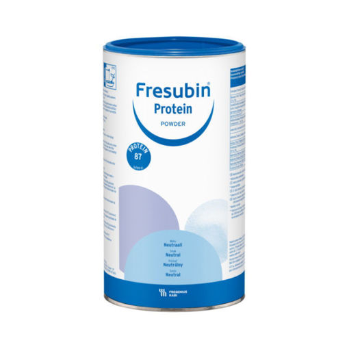 ФРЕЗУБИН ПРОТЕИН 300г е диетична храна за специални медицински цели. Суроватъчен протеин за допълващо хранене (разтворим  прах). Не съдържа лактоза и глутен. Предназначен за допълващо хранене на пациенти с или с риск от малнутриция, в частност повишени протеинови нужди.Суроватъчен протеин (със соев лецитин).