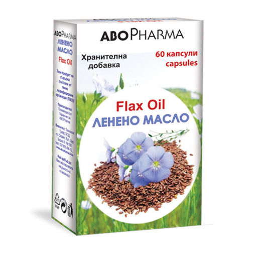 Лененото масло на ABO PHARMA поддържа в оптимално състояние  кръвоносната  система  и  триглицеридите. Алфа - линоленовата киселина (AЛК) от ленено масло допринася за поддържане на нормална концентрация на холестерол в кръвта.