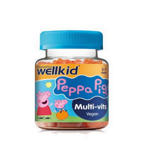 Пепа пиг мултивитамини за деца под формата на желирани таблетки. Страхотен вкус на ягода. Съдържа всички необхоидми витамини за здравето на Вашето дете. Приемат се в дозировка 2 желирани таблетки дневно за деца от 3 до 7 години.