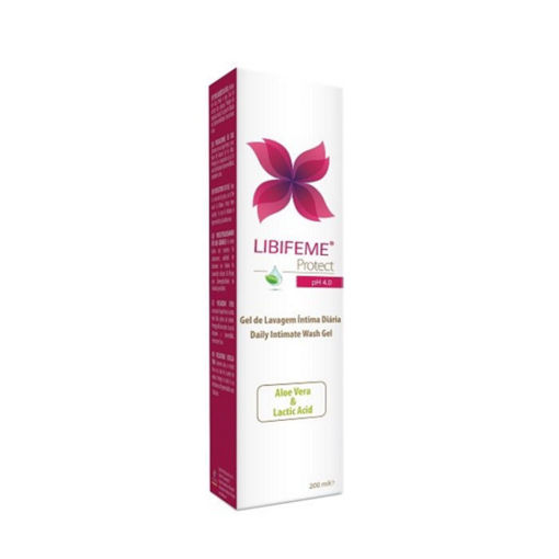 LIBIFEME® Protect е ежедневен гел за измиване на интимната област и е с уникална формула с млечна киселина и алое вера. Подпомага ежедневната интимна хигиена. Помага за запазване на влажността на външната интимна зона. Запазва PH баланса на интимната зона.