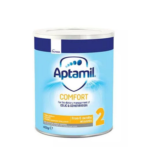 Aptamil® Comfort 2 за кърмачета след 6-месечна възраст  с леки храносмилателни смущения. За диетотерапия при КОЛИКИ и ЗАПЕК.Тази храна трябва да се използва само под медицинско наблюдение