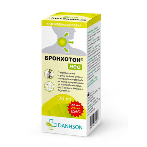 Бронхотон® Нео сироп с Бяла ружа и Лайка  е комбинация от растителни екстракти с благоприятно въздействие върху гърлото и дихателните пътища.