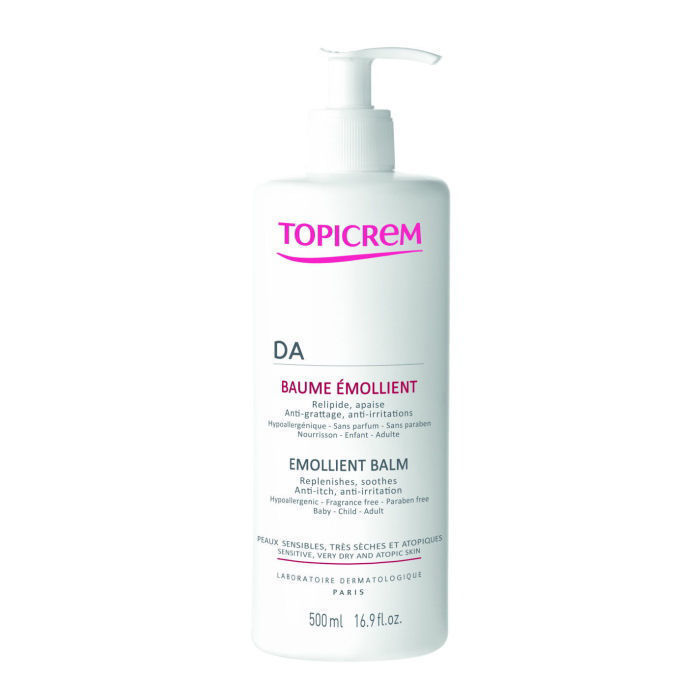 ТОПИКРЕМ DA Protect Emollient Balm хидратираща емулсия за лице и тяло*500 мл