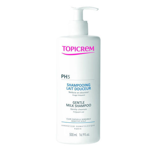 ТОПИКРЕМ PH 5 Gentle Milk Shampoo деликатен шампоан за честа употреба за всеки тип кожа. Алтернираща терапия с терапевтични шампоани. За ежедневна хигиена при всеки тип коса. Подходящ за деца.