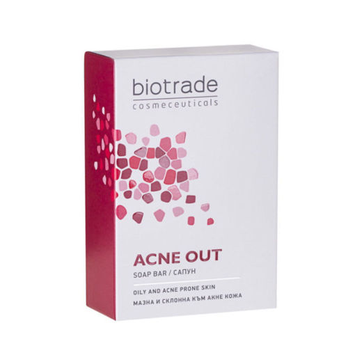 Acne Out сапун със 100% натурални растителни съставки за идеално измиване на много мазна и склонна към акне кожа. Почиства кожата и поддържа оптималното ѝ рН.