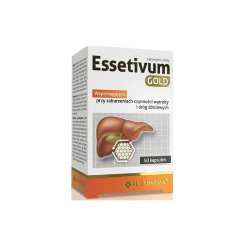 Essetivum Gold е хранителна добавка, която съдържа  фосфолипиди от соеви зърна, съдържащи холин и фосфатидилхолин . Специално подбраната формула на добавката има положителен ефект върху храносмилането и правилното функциониране на черния дроб и жлъчните пътища.
