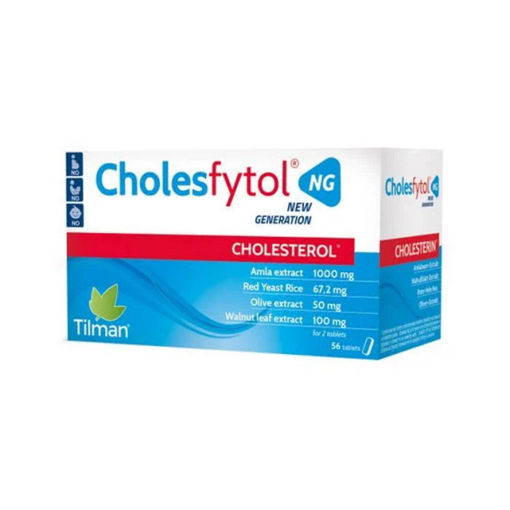 Cholesfytol NG е изцяло натурален продукт, който се използва успешно за профилактика и редуциране високите нива на общия и "лошия'' холестерол. Продуктът е с патентован състав, съдържащ уникалната комбинация от стандартизиран екстракт от дрожди от червен ориз (2-ра генерация) и стандартизиран екстракт от маслина.