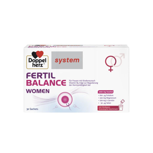 Фертил Баланс за Жени - съвременното решение в подкрепа на репродуктивното здраве. Допелхерц систем Фертил Баланс за Жени - специална комбинация от съставки в подкрепа на репродуктивната функция и нормалния фертилитет.