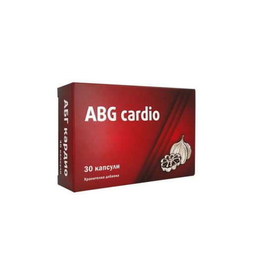 ABG cardio е хранителна добавка в подкрепа на кръвоносните съдове и сърцето. Подкрепя метаболизма н