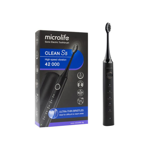 Снимка на Звукова електрическа четка за зъби Microlife Clean S5 Sonic Electric Toothbrush