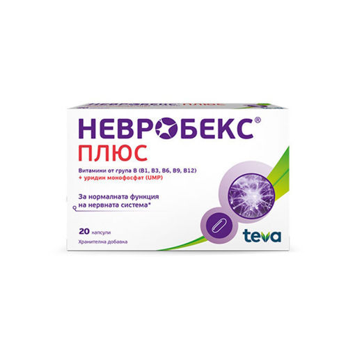 Снимка на НЕВРОБЕКС Плюс капсули*20