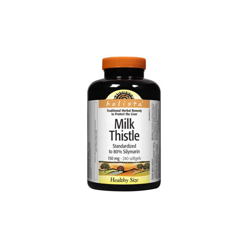 Снимка на Бял трън/Milk Thistle 150 мг капсули*240  Holista®