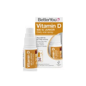 BetterYou™ Витамин D3 400 IU Джуниър орален спрей*15 мл