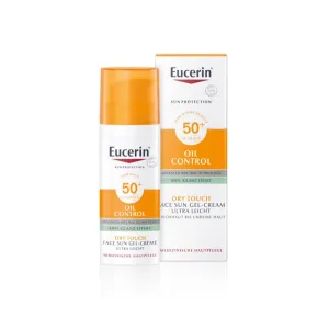 Еусерин Слънцезащитен гел-крем за лице SPF 50+ за мазна кожа*50 мл