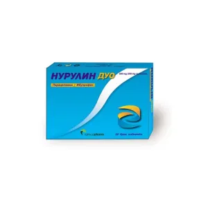 НУРУЛИН ДУО 500 mg/200 mg таблетки*20