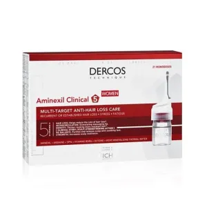 VICHY Dercos Аминексил Клиникал-5 ампули против косопад за жени 21 дози*6 мл