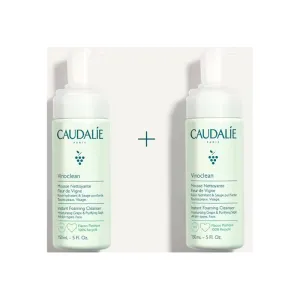 CAUDALIE DUO Vinoclean Разпенваща почистваща пяна 2*150 мл