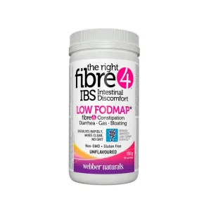 Диетични разтворими фибри The right Fibre 4® IBS Intestinal Discomfort 30 дози, 150 гр пудра