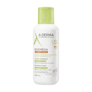 A-DERMA Exomega Control Емолиентен крем против разчесване*400 мл