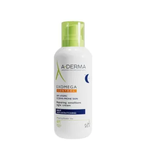A-DERMA Exomega Control Емолиентен възстановяващ нощен крем*400 мл