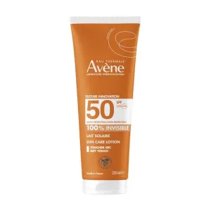 АВЕН SUN 100% Невидимо слънцезщитно мляко SPF50 за лице и тяло*250 мл