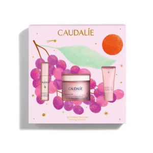 CAUDALIE BOX Resveratrol-lift Стягащ кашмирен крем+Серум+Околоочен гел-крем