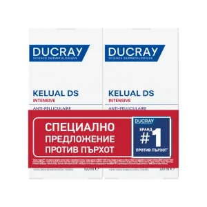 ДУО DUCRAY KELUAL DS Интензив Шампоан 2*100 мл
