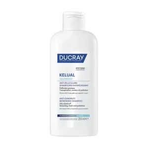 DUCRAY KELUAL SQUANORM Освежаващ шампоан против мазен пърхот*200 мл