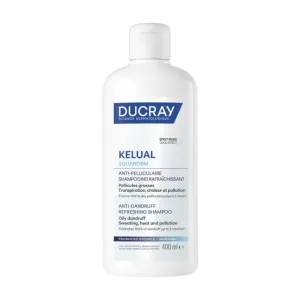 DUCRAY KELUAL SQUANORM Освежаващ шампоан против мазен пърхот*400 мл