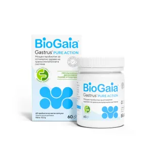 БиоГайа Gastrus® Pure Action за здравето на червата капсули*60